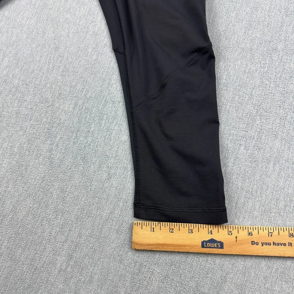 Lululemon Leggings Womens 4 Black White Run Mod Moves Crop 17
